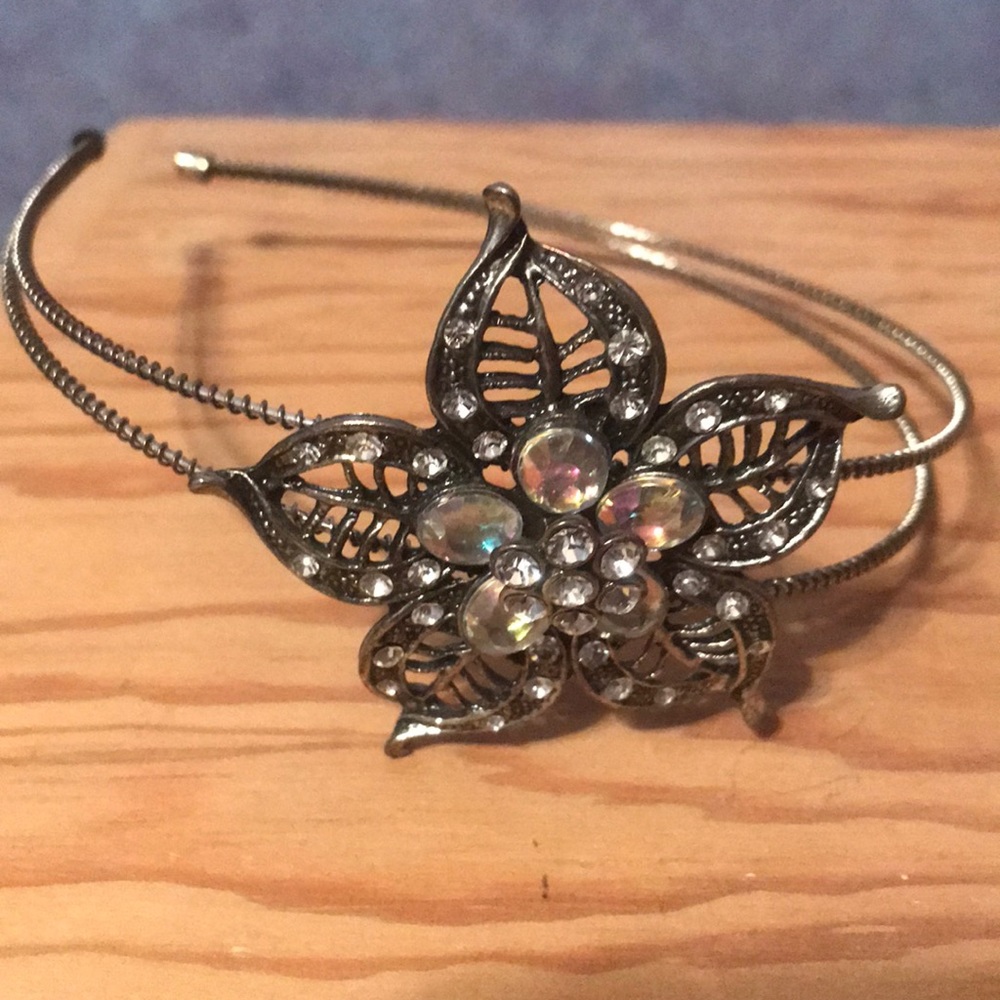 Crystal Flower Headband